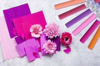 Bibuła marszczona (10 rolek) 50x200cm ciemny zielony 400153921 HERLITZ