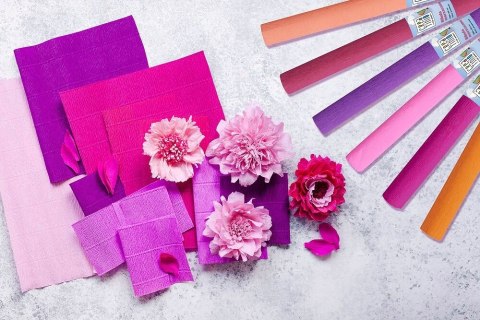 Bibuła marszczona (10 rolek) 50x200cm lazurowy 400153908 HERLITZ