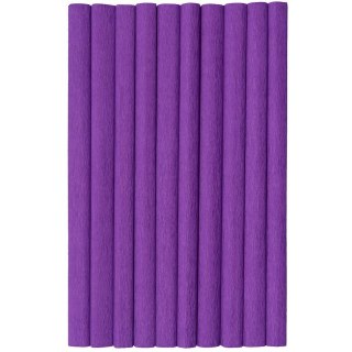 Bibuła marszczona (10 rolek) 50x200cm purpurowy 400153901 HERLITZ