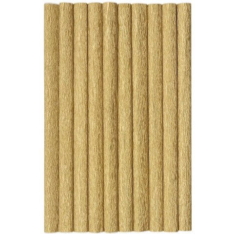 Bibuła marszczona (10 rolek) 50x200cm złoty 400153929 HERLITZ