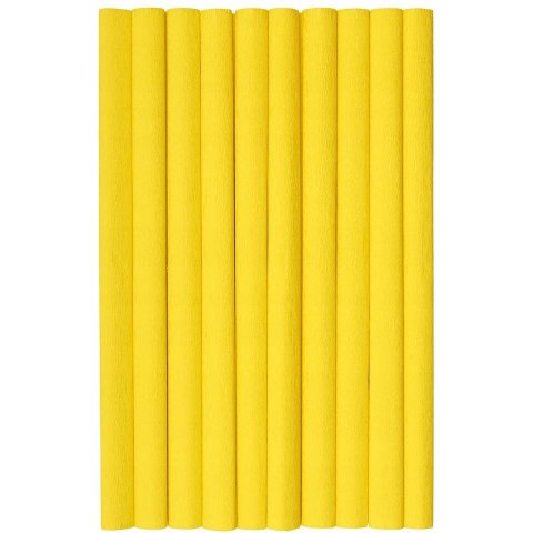 Bibuła marszczona (10 rolek) 50x200cm żółty 400153892 HERLITZ