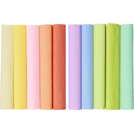 Bibuła marszczona 25x200cm mały mix pastelowy 400153933 HERLITZ