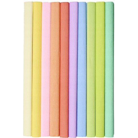 Bibuła marszczona 50x200cm mix pastelowy 400153932 HERLITZ