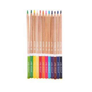 Kredki ołówkowe zestaw 12 kolorów metalowe pudełko 312117001 ASTRA