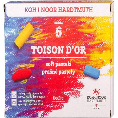 Kredki pastele suche 6kol. 8511 KOH-I-NOOR