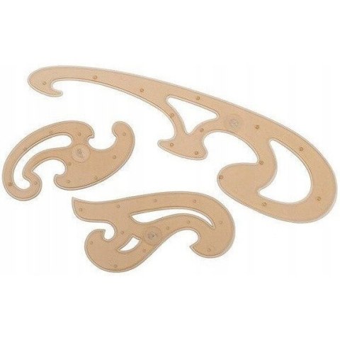 Krzywiki zestaw 3 (3szt.) 750068 / 7470S KOH-I-NOOR