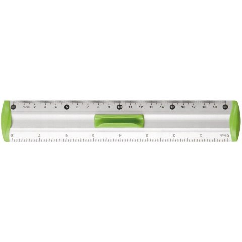 Linijka aluminiowa 20cm uchwyt zielony BL040-ZB TETIS