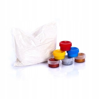 Masa solna 450g + 6 kolorów farb do malowania zestaw 324109001 ASTRA