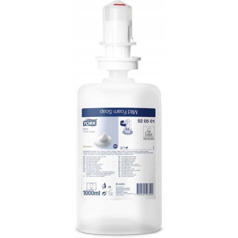 Mydło w piance delikatne TORK S4 PREMIUM 1L 520501