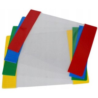 Okładki na zeszyty szkolne A5 kolorowe 10 sztuk 21,2x30,3cm OZK10-01 BIURFOL