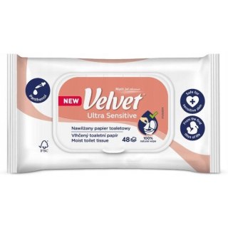 Papier toaletowy VELVET (48 listków) nawilżany Ultra Sensitive