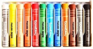 Pastele olejne Zestaw 12 kolorów Kredki BAMBINO St.Majewski