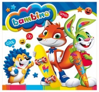 Plastelina kwadratowa dla dzieci Zestaw 18 kolorów + Podkładka BAMBINO St.Majewski