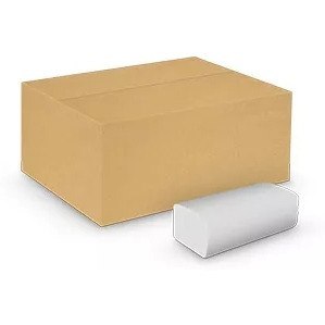 Ręcznik biały ZZ V-FOLD AFH VELVETCare 210x230mm 2w celuloza 3000 składek(20x150) 5600036/5600057/5600047