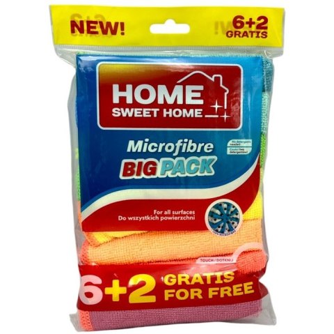 Ściereczka z mikrofibry uniwersalna 30x30cm (8szt) SPONTEX