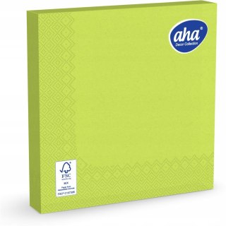 Serwetki AHA (20sztuk) 33x33cm 3w lemonkowe