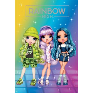 Teczka na dokumenty A4 z gumką RAINBOW 108022007 ASTRA