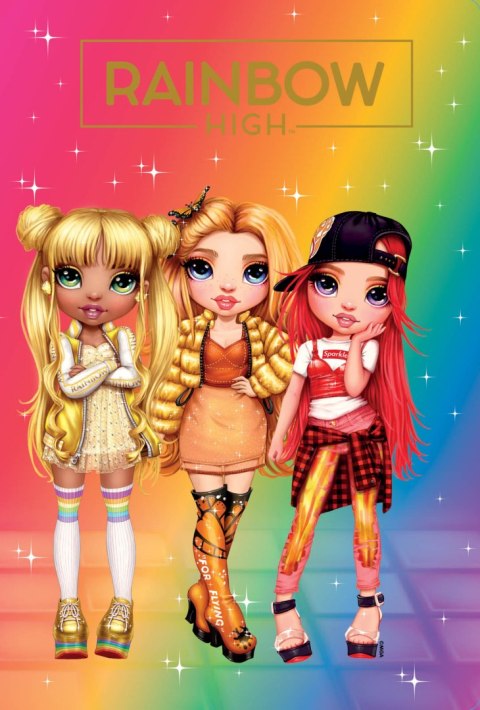 Teczka na dokumenty A4 z gumką RAINBOW 108022007 ASTRA