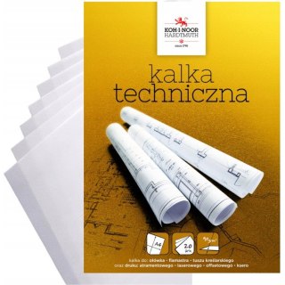 Kalka kreślarska techniczna A4 90g. 20 arkuszy KAL-DA492A KOH-I-NOOR