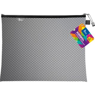 Koperta A4 z suwakiem metalowym CZARNA BT605-V TETIS