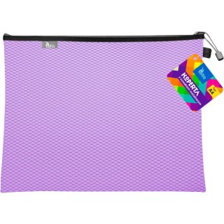 Koperta A4 z suwakiem metalowym FIOLETOWA BT605-F TETIS