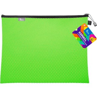 Koperta A4 z suwakiem metalowym ZIELONA BT605-Z TETIS