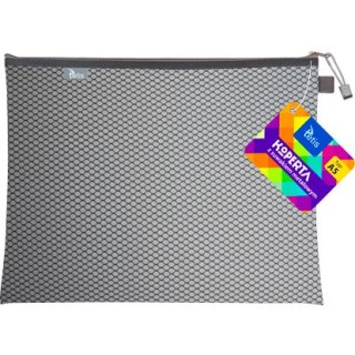 Koperta A5 z suwakiem metalowym CZARNA BT606-V TETIS