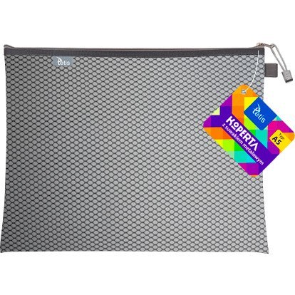 Koperta A5 z suwakiem metalowym CZARNA BT606-V TETIS