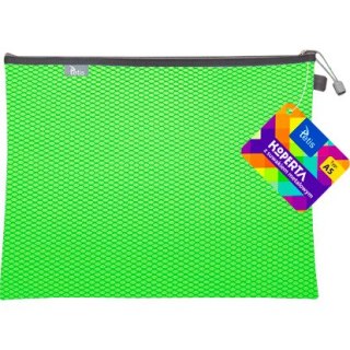 Koperta A5 z suwakiem metalowym ZIELONA BT606-Z TETIS