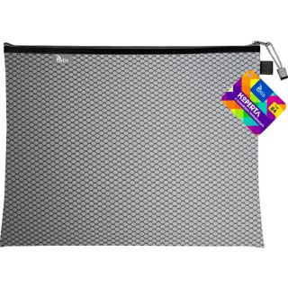 Koperta B4 z suwakiem metalowym CZARNA BT607-V TETIS