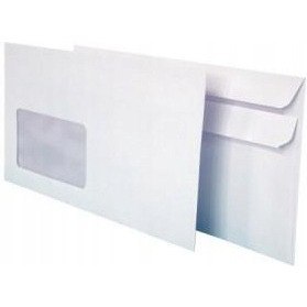 Koperta DL SK biała okno lewe (50szt.) NC 11221300/50