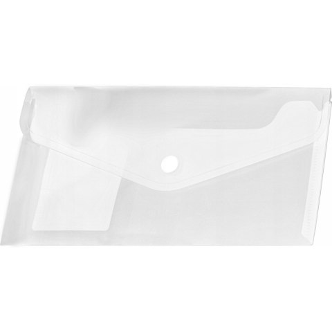 Koperta PP na zatrzask DL transparentna do dokumentów BT612-T TETIS