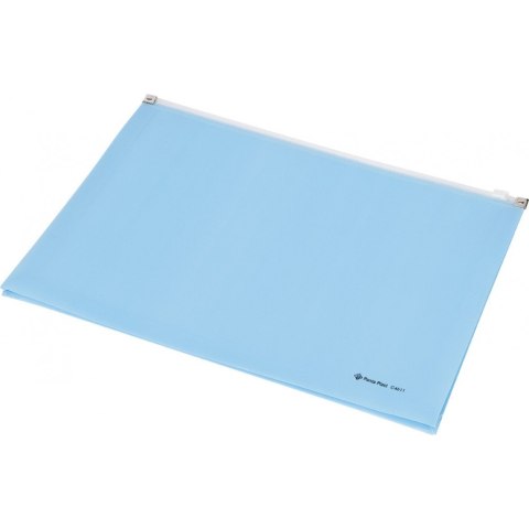 Koperta z suwakiem A4 niebieska przestrzenna C4611 0410-0038-03 Panta Plast