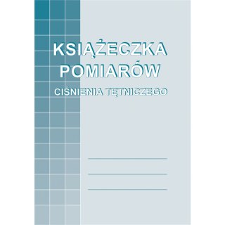 M-910-5 Książeczka pomiaru ciśnienia tętniczego Michalczyk i Prokop