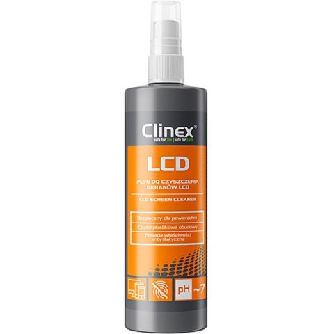Płyn spray do czyszczenia ekranów LCD 200ml CL77687 CLINEX