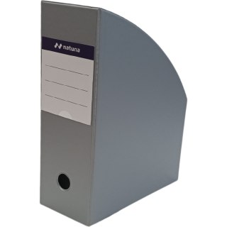 Pojemnik na czasopisma dokumenty A4 10cm PCV szary (SD-36-09) NATUNA