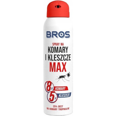 Spray na komary i kleszcze MAX 90ml BROS