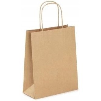 Torba ekologiczna ECOBAG 305x170x340mm biała 100g 10811040000