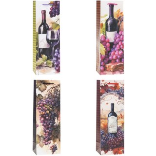 Torebka prezentowa 12x36x9cm Lux TBF-24048-BB ROZETTE