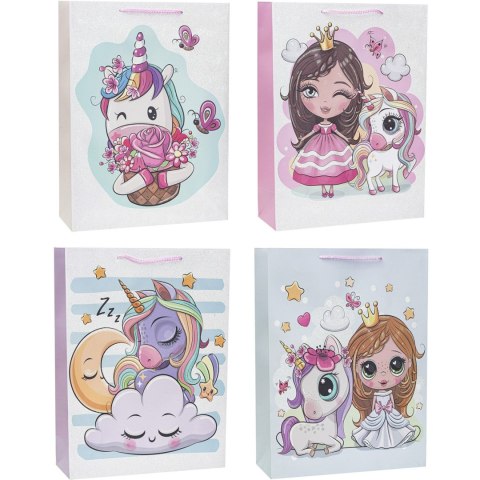 Torebka prezentowa 18x23x8cm TD-23169-GL-A5 ROZETTE