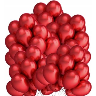 Balony metalizowane czerwone 12" (50szt.) FIORELLO 170-2634