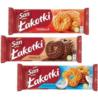 CIASTKA SAN ŁAKOTKI 168g KOKOSOWE