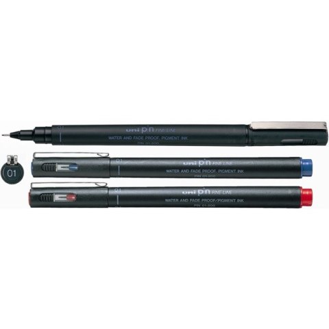 CIENKOPIS KREŚLARSKI UNI PIN-200 0,1mm CZARNY