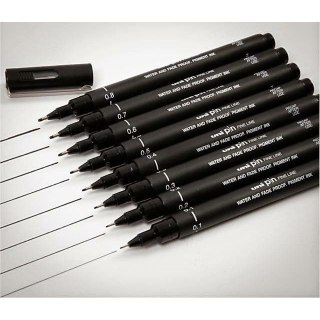 CIENKOPIS KREŚLARSKI UNI PIN-200 0,4mm CZARNY