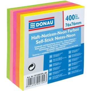 Karteczki Donau 76x76mm 5 kolorów (400)