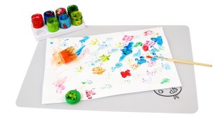 Podkładka na biurko do prac plastycznych 28x38cm A4 przezroczysta PS-A4-02 BIURFOL