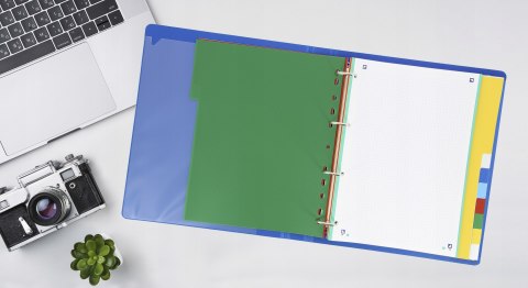 Przekładki do segregatora A4+ MAXI 12 sztuk PP kolorowe 100205086 OXFORD