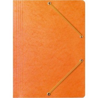 Teczka na dokumenty z gumką A4 preszpanowa pomarańczowa 400087826 BANTEX