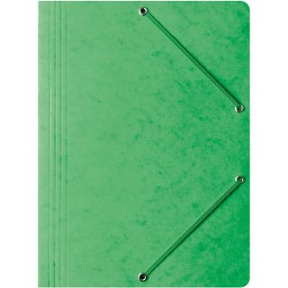 Teczka na dokumenty z gumką A4 preszpanowa zielona 400087821 BANTEX