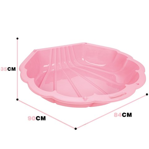 WOOPIE Piaskownica Basen Muszelka Różowa 3w1 Suchy Basen 1 szt.